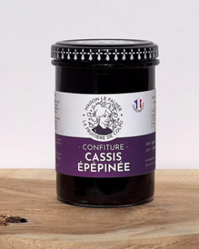 Schwarze Johannisbeermarmelade - Johanissbeere - Cassis - Marmelade - Konfituere - Bretagne - franzoesische Spezialitaet - franzoesische Feinkost